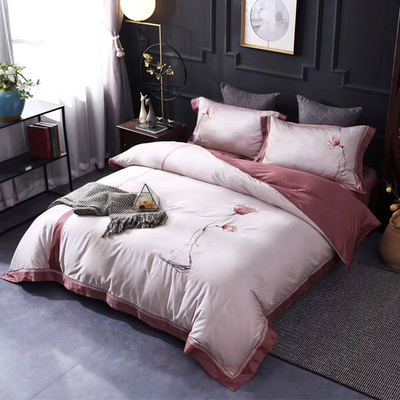 60s长绒棉中式简约四件套